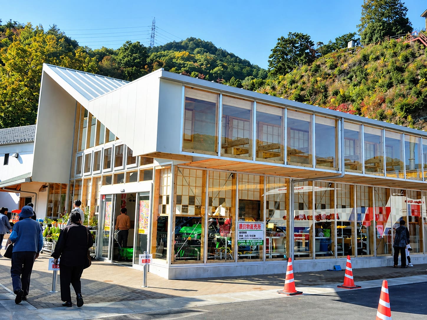 道の駅東秩父の外観