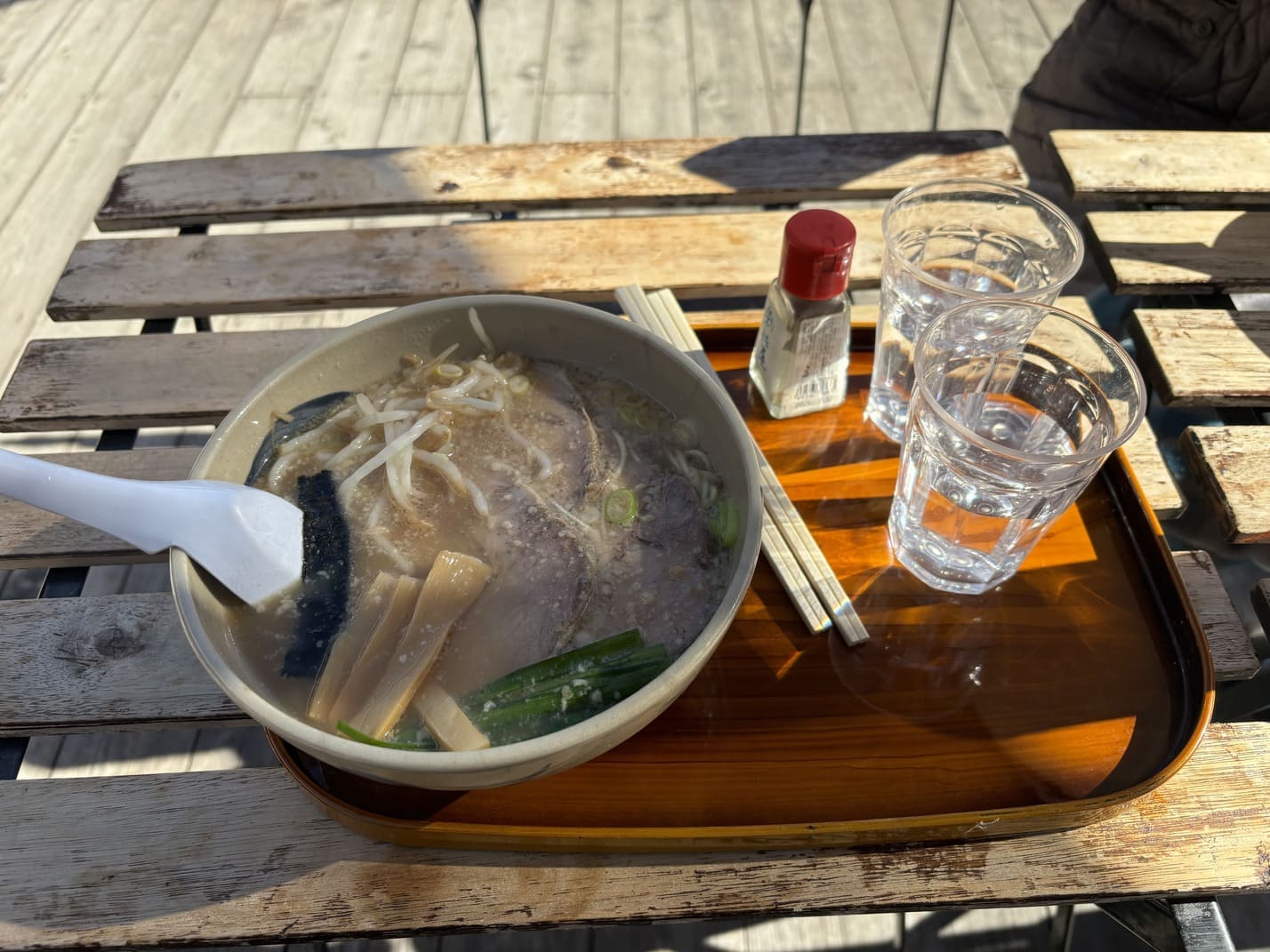 道の駅東秩父で食べた彩佐屋のラーメン