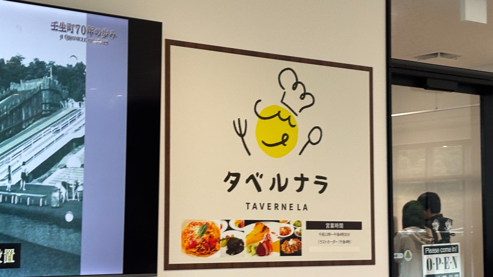 洋食レストラン タベルナラの看板