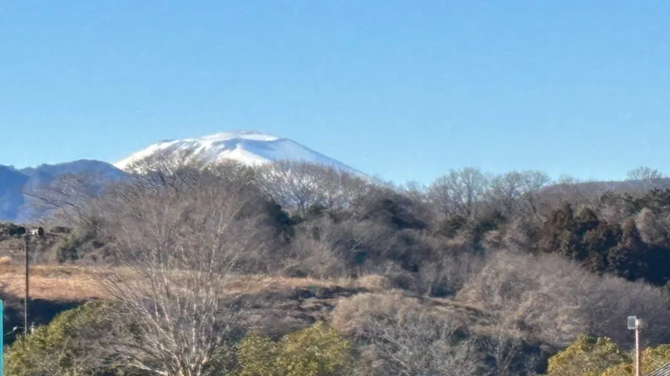 道の駅みょうぎ周辺から見える妙義山の景色